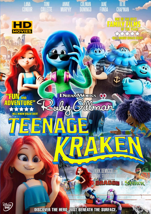 DVD Ruby Gillman Teenage Kraken -f785 | Lazada