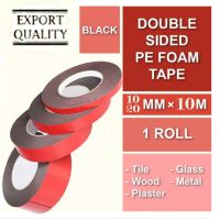 10 m Foam Double Sided Self Adhesive Tape Car Special Sticker Two Face Super Strong Waterproof Black Sponge Wall Light PE Home Adhesives  Tape