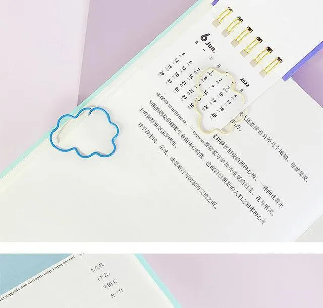 paper-clips-papeleria-paperclips-sky-blue-cloud-modeling-paper-clip-colorful-cute-paper-clip-planner-decoration-paper-clip-metal