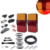 [COD] Foreign trade supply 24LED tail light set trailer led two-color brake turn signal