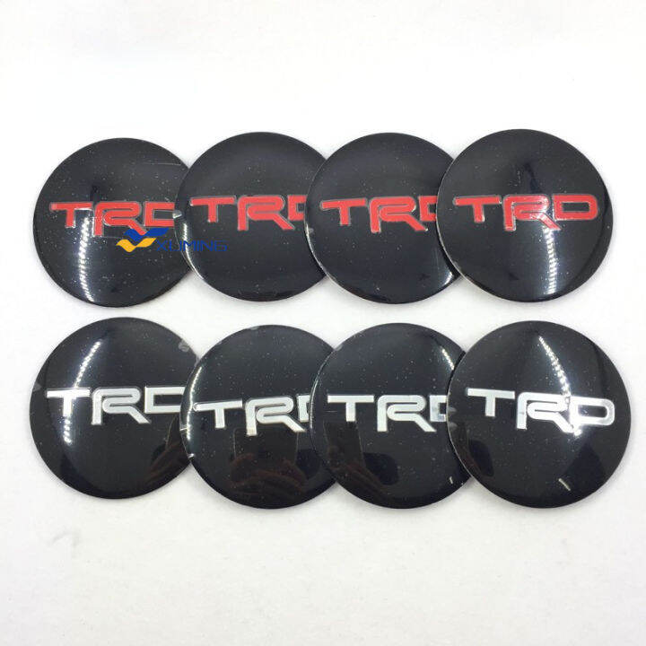 4 X 56mm TRD Logo Wheel Hub Center Caps Covers Emblem Badge Lazada PH