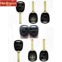 Hardingsun เคส Toyota Land Cruiser ดัดแปลง Yaris Camry Etc.2 Rav4/3ปุ่มปลั๊กกุญแจรีโมทการเปลี่ยนปลอกไร้กุญแจ -- มีความสุข DIY