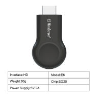 Mirascreen E8 HD Stick 1080P จอแสดงผล WiFi ไร้สายสำหรับ AirPlay HD Dongle Receiver สำหรับ Airplay DLNA Miracast HD Stick