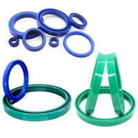 2pcs Height 9 - 12mm Hydraulic Cylinder Oil Seals UN/UHS/UNS Type Polyurethane(PU) Universal Seals For Shaft Bores ID 22 - 250mm Bearings Seals