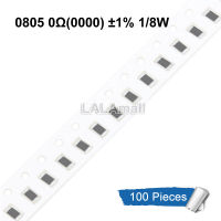 100pcs 0805 SMD Resistor 1% 0R 27R 178R 205R 287R 412R 576R 1.24K 1.74K ohm 1/8W Chip Resistor 2.0x1.2mm