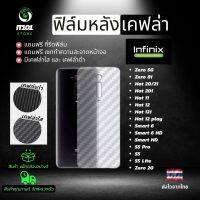 ฟิล์มหลังเคฟล่า Infinix รุ่น Hot 30/20i/20s/20/Hot12i/12 Play/12/11/Zero 5G/Zero 8i/Zeo 20/Smart 6 HD/HD/S5 Pro/S5 Lite