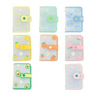 Mini Card Holder Bag Picture Album Binder Pockets Slim Photo Sticker Holder 20 Pocket Storage Bag Card Case for Game Cards