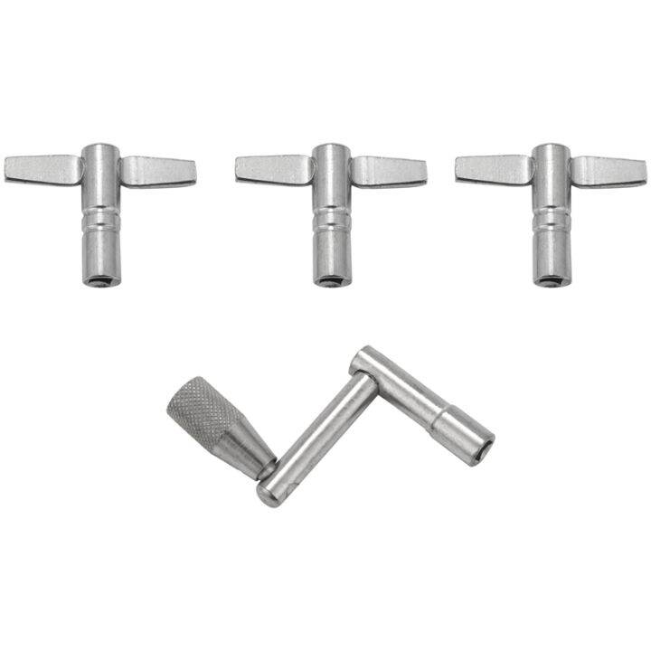 Drum Keys 4 Pack Drum Tuning Key with Continuous Motion Speed Key