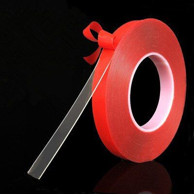 YC 1mmThick 10meters Strong transparent double sided tape Seamless waterproof Withstand high temperature car glass photo paste Adhesives Tape