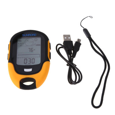 Waterproof FR500 Weather Forecast LED Torch Multifunction LCD Digital Altimeter Barometer Compass Thermometer Hygrometer