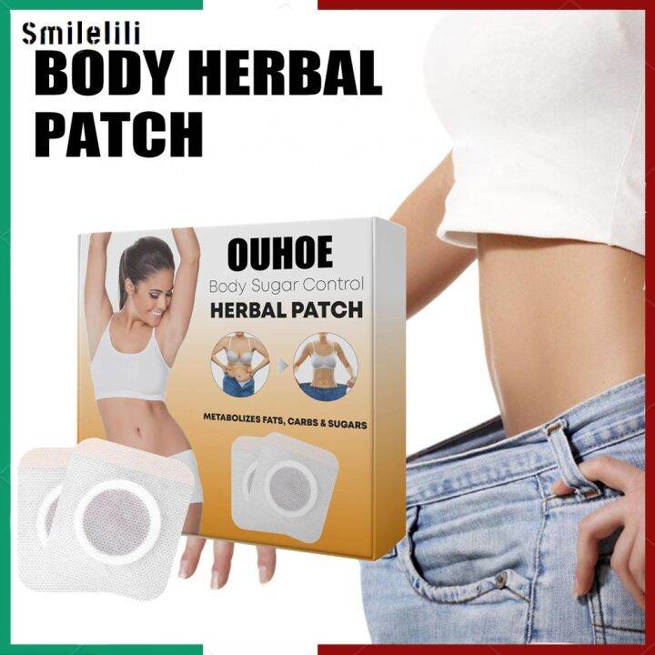 [Smilelili] 30pcs OUHOE Slimming Navel Patch Wormwood Navel Sticker