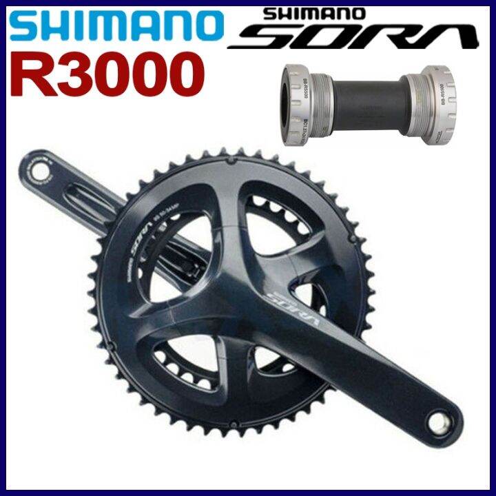 shimano sora crankset bottom bracket