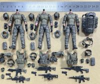 1/18 Acid Rain US Special Marine Seal Corps Soldier Sniper Assaulter Accessories Chest Vest Bags Model Fit 3.75 Doll Figure DIY