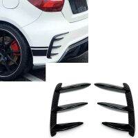 【HOT】♈ Car Rear Canards Vent Spoiler Anti-collision Guard W176 A250 A260 A45 2Pcs Accessories