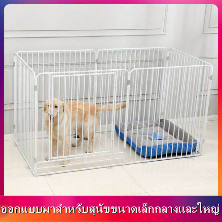 กรงสุนัขปรับขนาดได้-160x80x100-ซม-คอกสุนัข-คอกสัตว์เลี้ยง-กรง-รุ่นแข็งแรง-size-xl-เปลี่ยนรูปแบบขยายขนาดได้-สัตว์เลี้ยงสุนัขรั้วรั้วในร่มท