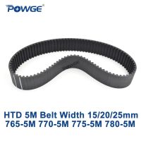 【Worth-Buy】 Powge Htd 5M เข็มขัดจับเวลา C = 765/770/775/780ความกว้าง15/20/25Mm ฟัน153 154 155 156 Htd5m Synchronous Belt 765-5M 770-5M 780-5M