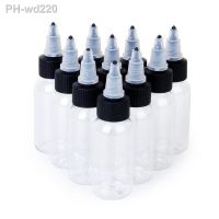 【CW】☢▨✴  1PCS New 30/60ml  Twist Cap Plastic Transparent Ink Pigment Bottle Supplies