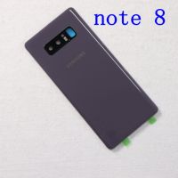 N950F SAMSUNG Galaxy Note 8 N950 N9500แบตเตอรี่ SM-N950F ฝาครอบด้านหลังการเปลี่ยนที่อยู่อาศัย + กระจกด้านหลัง Note8กระจกกล้องถ่ายรูป