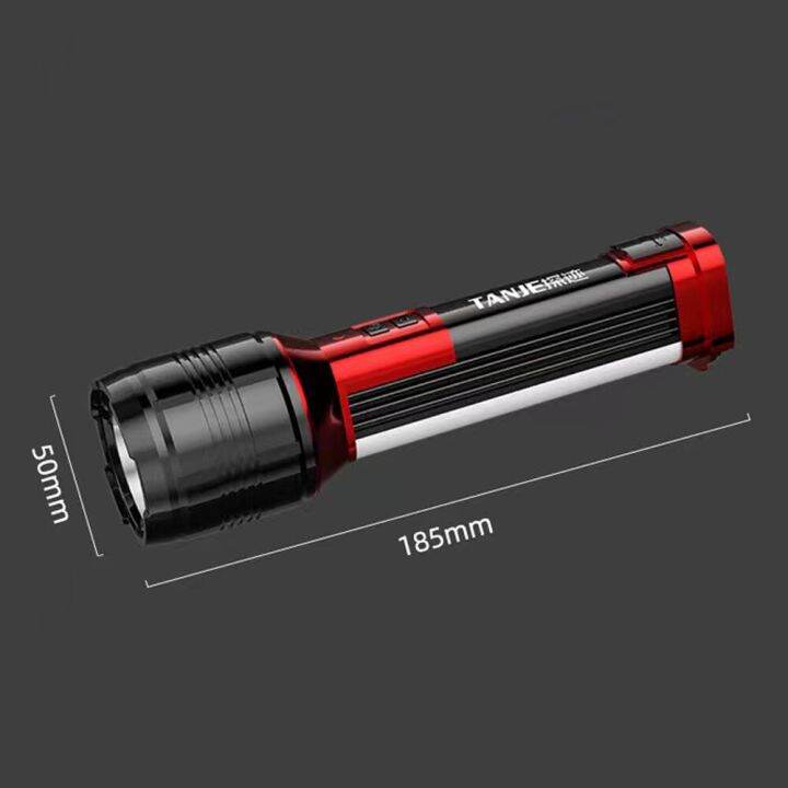 Flashlight Glare Most Powerful LED Flashlight USB Flashlight Hand Light ...