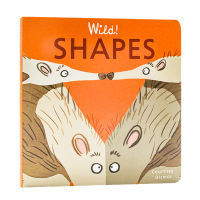 Shapes wild concepts English original picture book childrens enlightenment and early education cognition cardboard picture book child S play publishing parent-child interaction