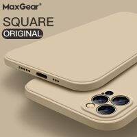 Luxury Original Square Liquid Silicone Case For iPhone 12 13 14 11 Pro Max Mini X XR XS Max 7 8 Plus SE 2 Shockproof Soft Cover