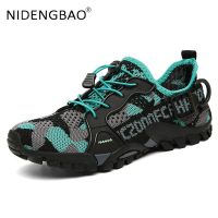 Hiking Shoes Men Size 36-47 Mesh Breathable Mens Sneakers Outdoor Trail Trekking Mountain Climbing Sports Shoes Male Summer