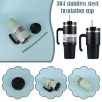 20oz/30oz Stainless Steel Thermos Cup Vacuum Insulated Tumbler Color 5 Bottle Straw With Water Mug&amp;Handle P1D7