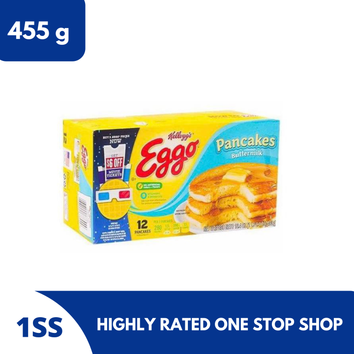 kellogg's Eggo Buttermilk Pancakes, 455g Lazada PH