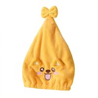 Hair Towel for Children Kids Girls Soft Absorbent Quick Drying Bath Shower Head Towel Cute Dry Hair Hat for Bathing Swimming