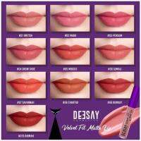 DEESAY VELVET FIT MATTE LIP ลิปดีเซ้ย์ ลิปสติกเนื้อแมท ลิปแมท ลิปแมวดำ ของแท้ 100% (1.2กรัม x 1แท่ง)