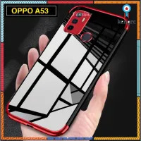 Case OPPO A53 2020 เคสออฟโป้ เคสนิ่ม ขอบสีหลังใส เคสกันกระแทก สวยและบาง TPU CASE เคสซีลีโคน สินค้าใหม่ ส่งจากไทย flashsale ลดกระหน่ำ