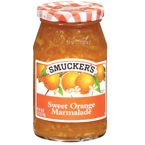 Smuckers Marmarade Sweet Orange Jam 340g. สมัคเกอร์ส เนเชอรัล แยมมาร์มาเลดส้ม 340กรัม