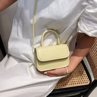 Vintage Solid Color Fashionable Versatile Candy Shoulder Bag Temperament Travel Handbag Simple Ladies Diagonal 【AUG】