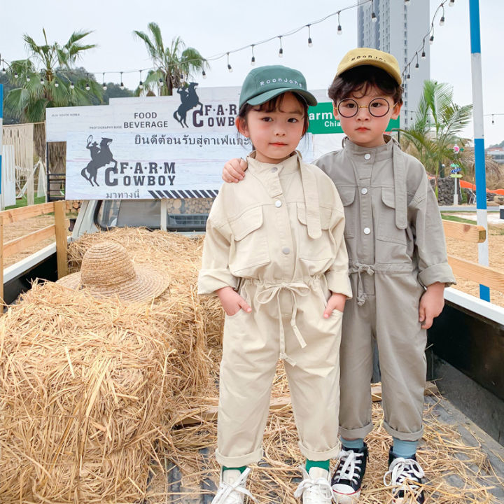 korean-style-spring-autumn-boys-girls-fashion-solid-color-oversized-one-pieces-kids-long-sleeve-jumpsuits-1-6y