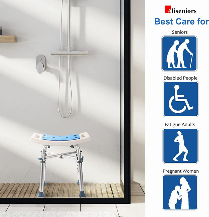 aliseniors-shower-chair-for-inside-shower-nonslip-bath-shower-stool-with-padded-seat-holes-for-tub-and-bathroom-comfortable-bathing-bench-for-elderly-senior-or-disabled-and-handicap