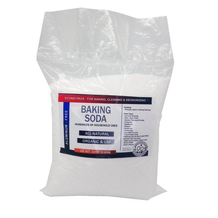 Baking Soda Sodium Bicarbonate Powder ECO Pack 1kg Food Grade Lazada PH