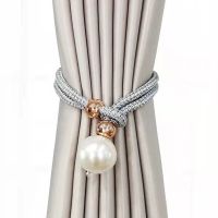 1Pair Heavy Curtains Clamps Curtain Holder Pompom Tieback Clips Hanging Balls Tie Back Home Decoration Accessories