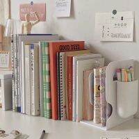 เดสก์ท็อปมัลติฟังก์ชั่นพับเก็บได้ขาตั้งหนังสือพร้อมที่ใส่ปากกาห้องทำงานที่เก็บหนังสือ