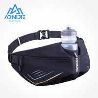 AONIJIE W8107 กีฬากลางแจ้งกันน้ำเอวกระเป๋าเข็มขัด Hydration Fanny Pack สำหรับวิ่งจ๊อกกิ้งฟิตเนส Gym