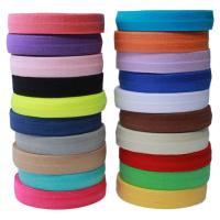 10 Yards Fold Over Elastic 5/8 15mm Stretch Foldover FOE Elastics Ribbon by The Yard for Headbands Hair Ties Gift Wrapping  Bags