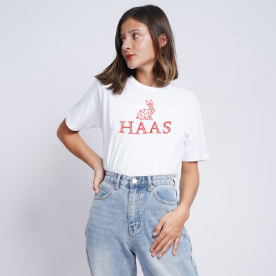haas : เสื้อยืดแขนสั้น unisex 