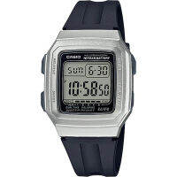 Casio แบตเตอรี่ 10 ปี นาฬิกาข้อมือผู้ชาย/ผู้หญิง สายเรซิน รุ่น F-201WA, F-201WAM