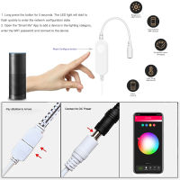 Wifi tuya APP remote control RGB LED Under Cabinet Lighting Dimming Kitchen Counter Furniture Lighting Kit For Alexa Google Home