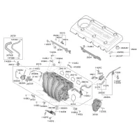 Car Intake Motor VCM Control Solenoid for Hyundai Tucson Santa Fe 2010-2012 Rondo 2.4L 2007-2012 283232G300 28323-2G300