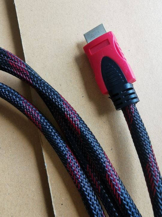 cable-hdmi-v-1-4-ยาว-1-8-เมตร-สายส่งสัญญาณ-hdmi-m-m-top-tech-สายถักแดง
