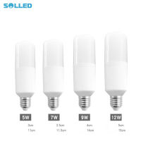 SOLLED หลอดไฟ Led 5W 10W 15W 20W 6500K ปรับแสงสีได้หลอดไฟแอลอีดีทรงแท่งข้าวโพด E27 90% ประหยัดพลังงาน