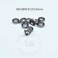 Miniature Bearing MR128RS 10 Pieces 8*12*3.5(mm) free shipping chrome steel Rubber Sealed High speed Mechanical equipment parts Axles  Bearings Seals