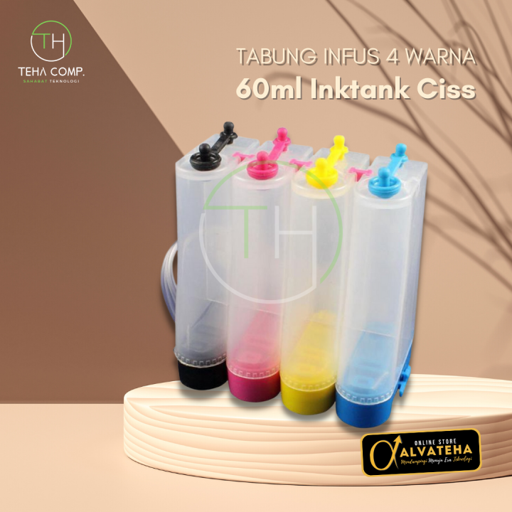 Tabung Infus Printer 4 Warna Modifikasi Printer Canon Hp Epson Inktank Lazada Indonesia 3890