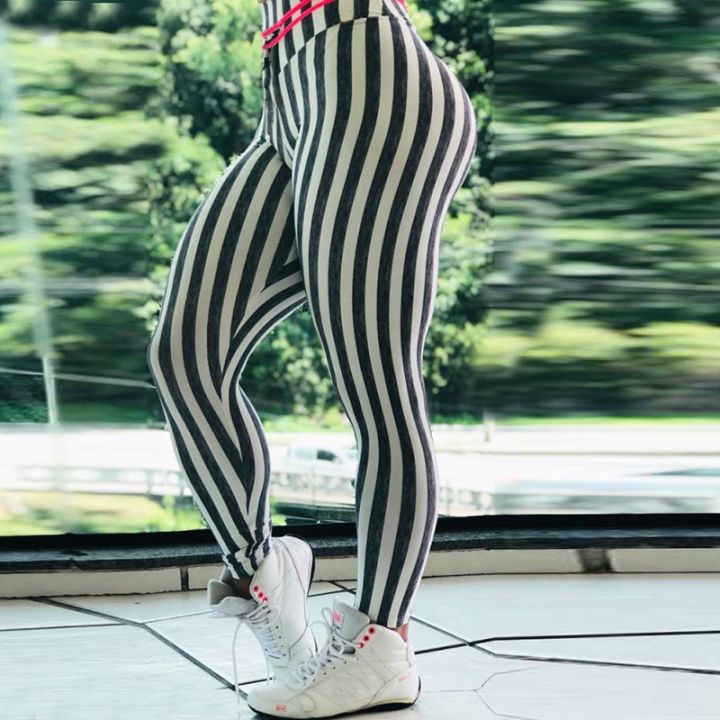 cc-new-seamless-leggings-striped-printed-gym-hip-up-waist-pants-sport