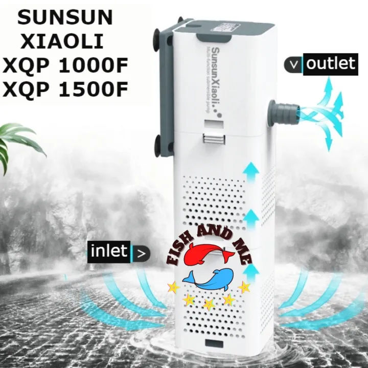 (READY STOCK)Sunsun XQP 1000F ,1500F Submersible Aquarium Filter